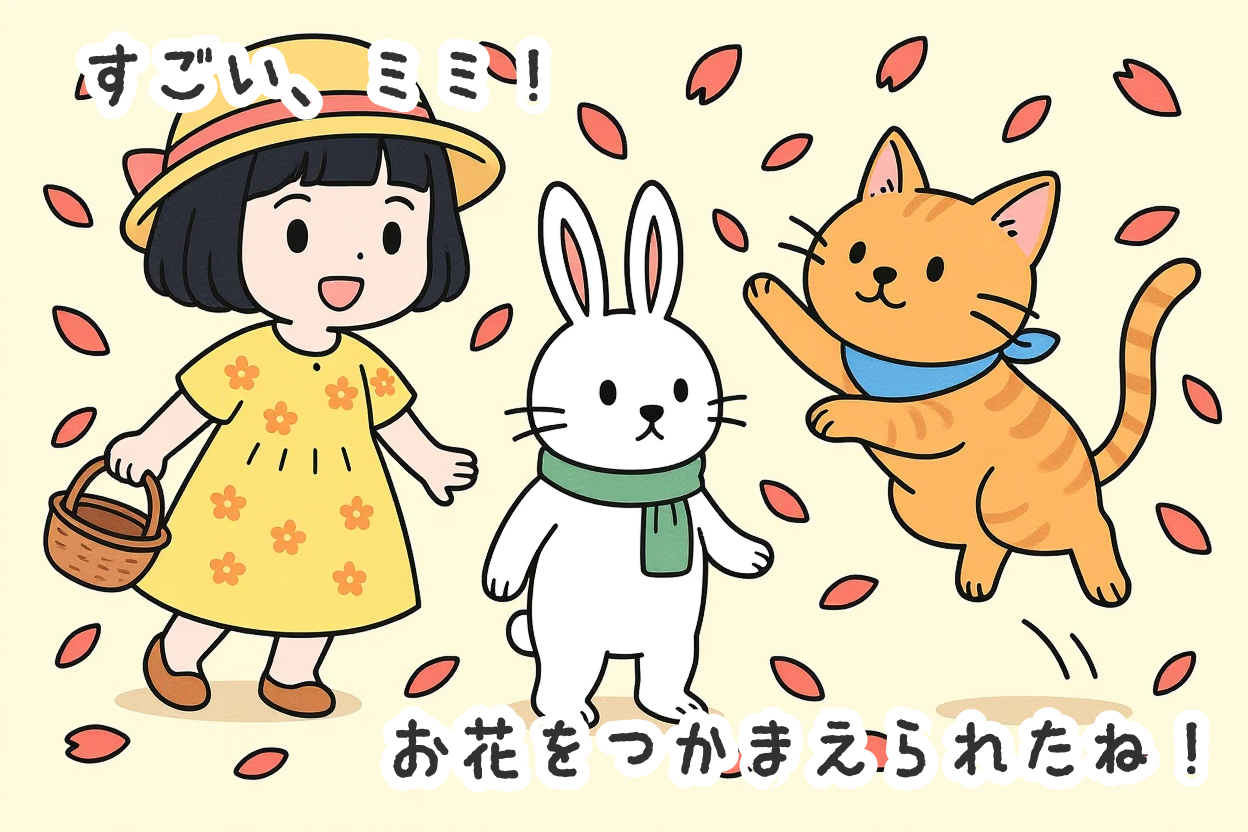 みとちゃんの絵本の6ページ目